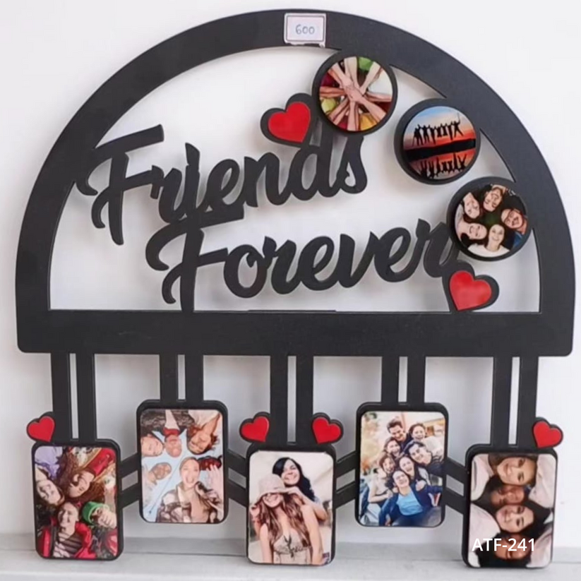 Custom Wooden Frame Friends Forever (12x12