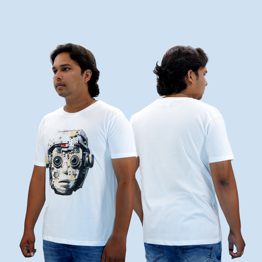 AI Robot Unisex Regular Kiwi Green T-shirt